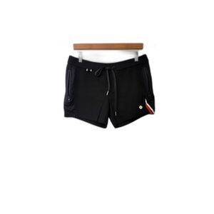BREEDWELL Men's Circuit Party Gay Pride Shorts Black Red White Zippered Sz. XL